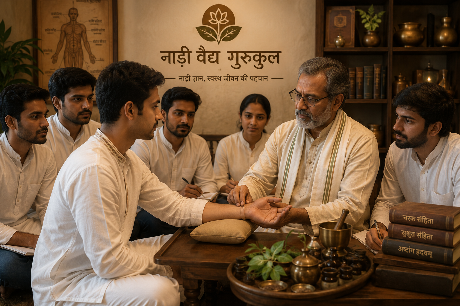 नाड़ी परीक्षा का प्रशिक्षण