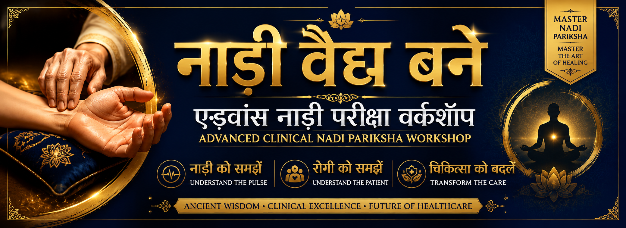 Advanced Clinical Nadi Pariksha Workshop - नाड़ी वैद्य गुरुकुल