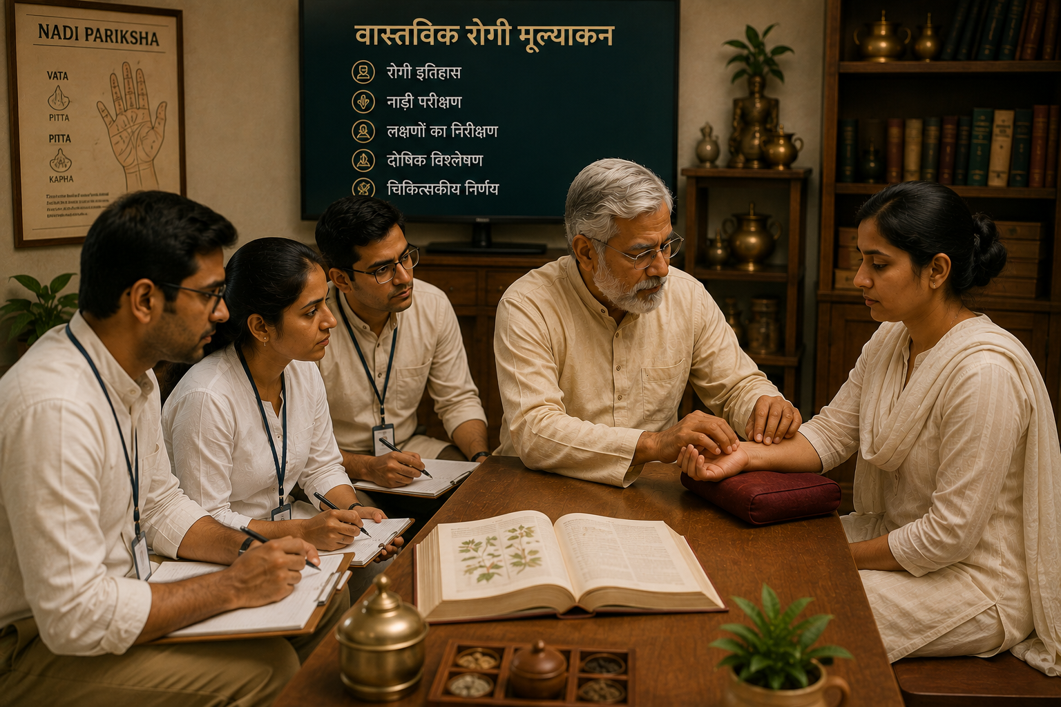 वास्तविक रोगी का आयुर्वेदिक मूल्यांकन